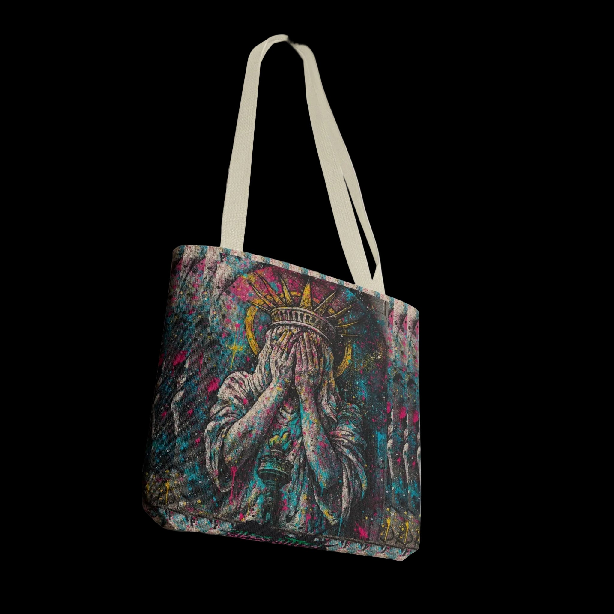 Lady Liberty Punk Rebellion Tote | Gothic Apparel | Chaos Kitten Emporium®