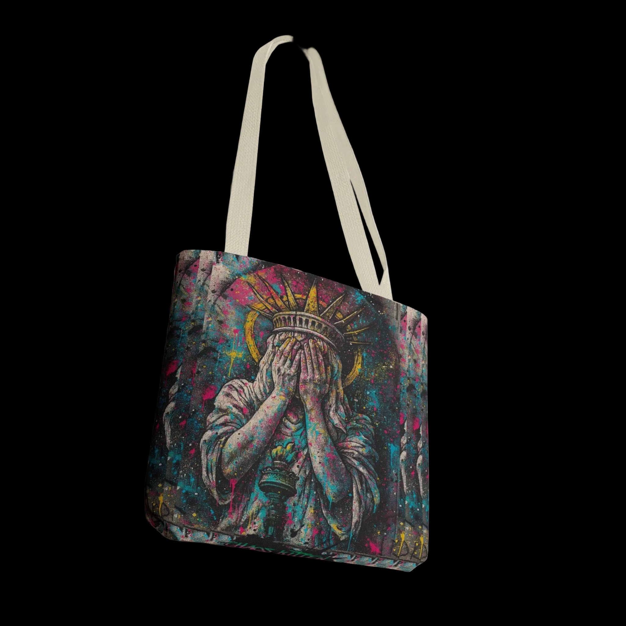 Lady Liberty Punk Rebellion Tote | Gothic Apparel | Chaos Kitten Emporium®