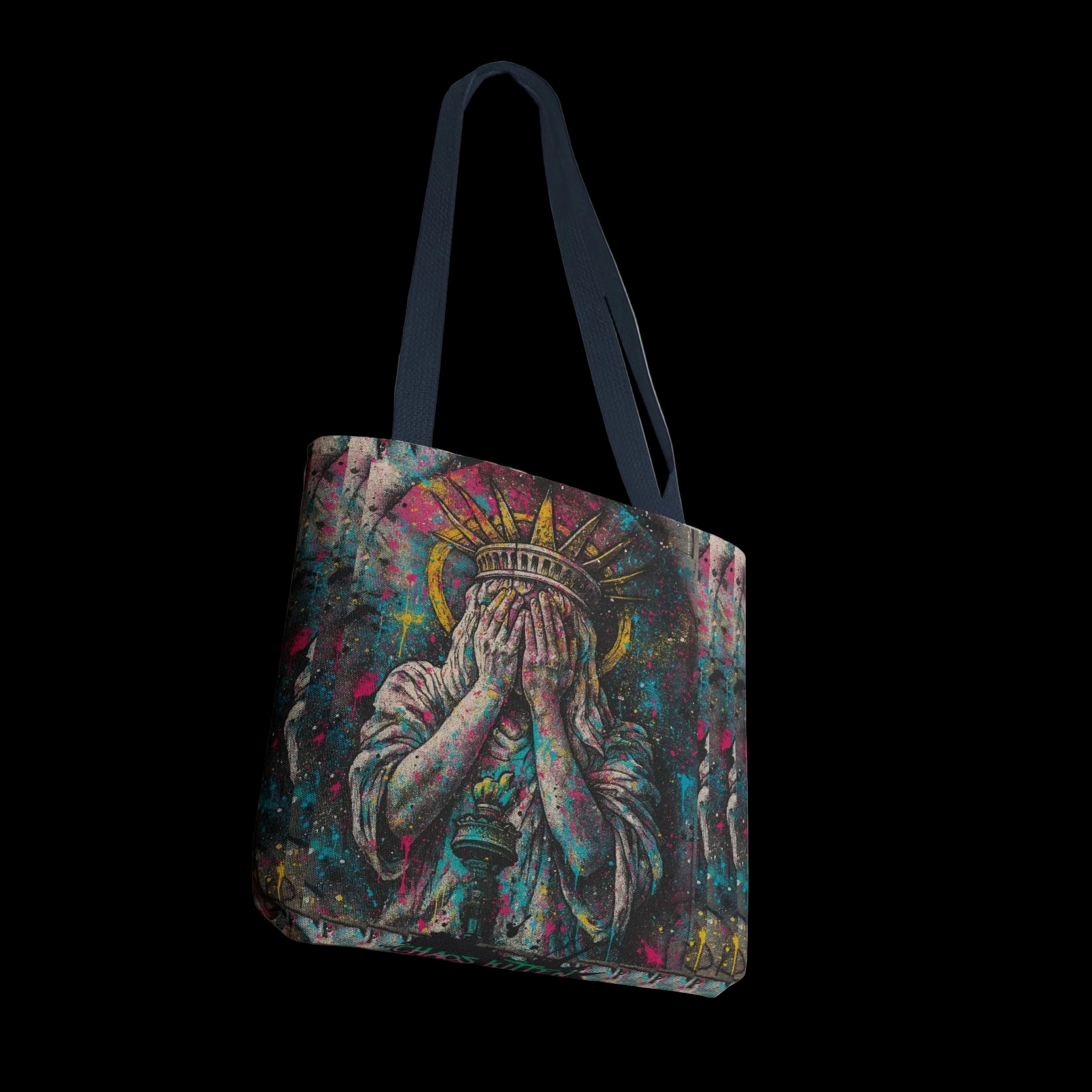 Lady Liberty Punk Rebellion Tote | Gothic Apparel | Chaos Kitten Emporium®