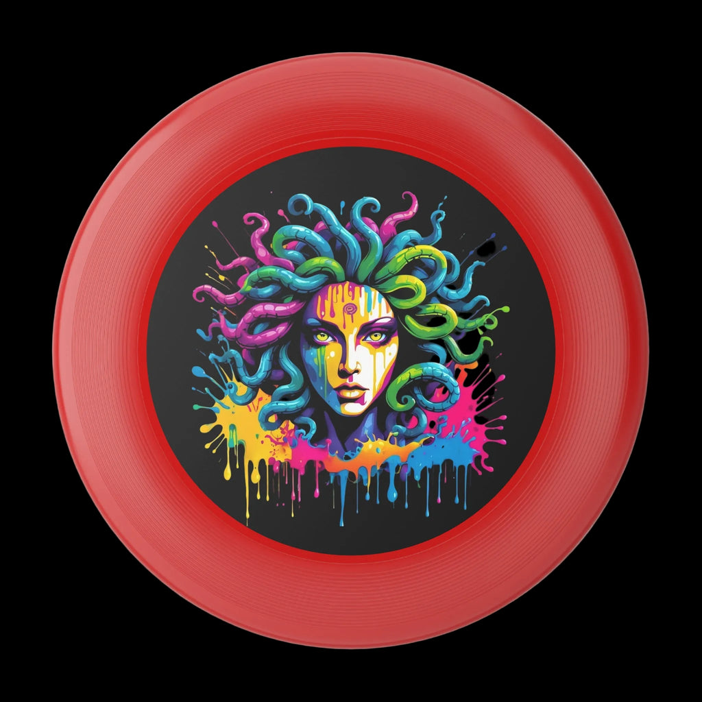 Medusa Paint-Splash Disc | Mythological Outdoor Gear | Chaos Kitten Emporium®