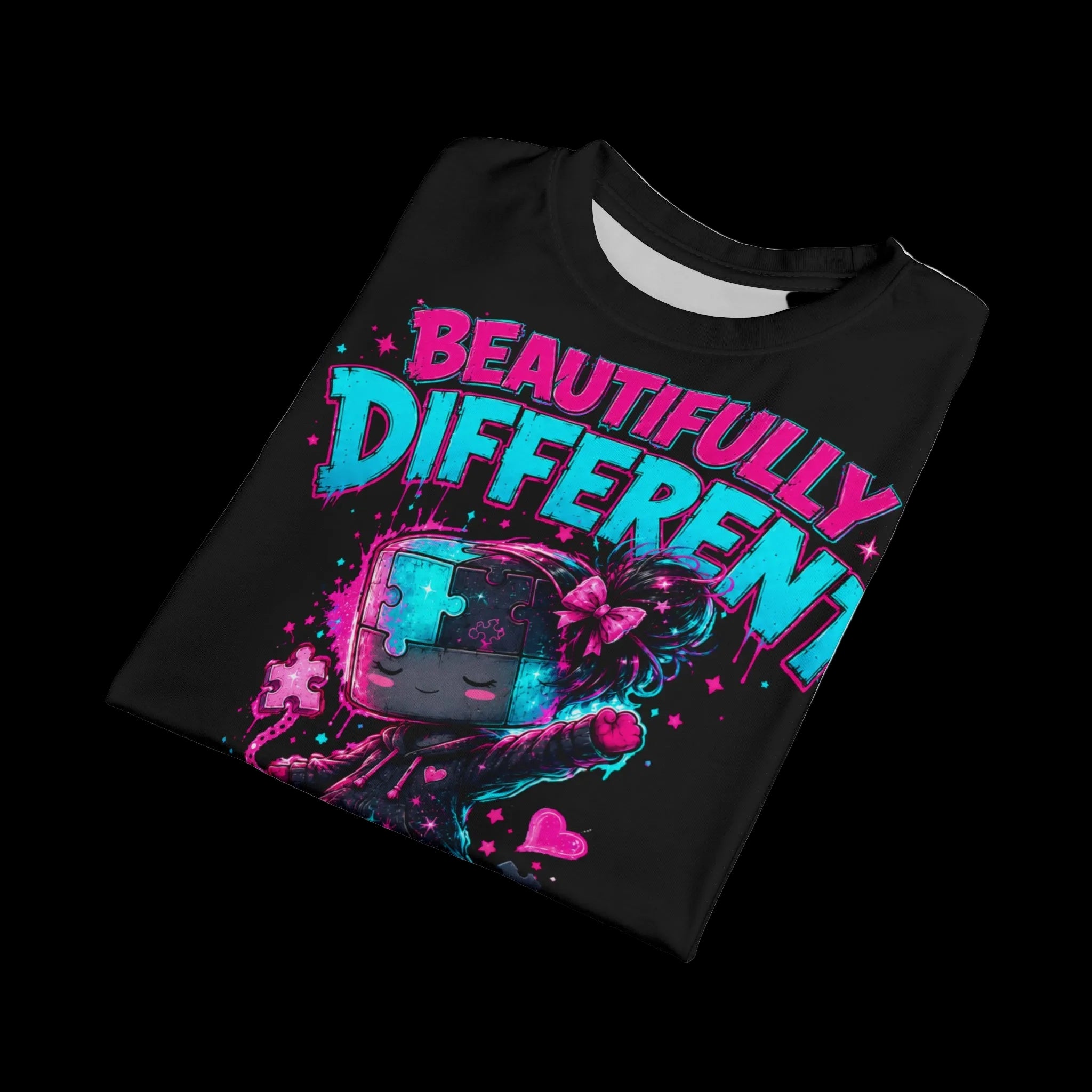 Beautifully Different Tee — "Every Piece Tells a Story" Graphic T‑Shirt