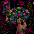 Revolutions Poker Deck with gothic design, printed by Printify, featuring dark, vintage-style playing cards for game night accessories.