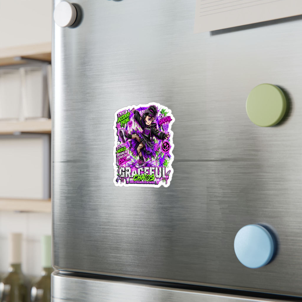 a magnet on a refrigerator