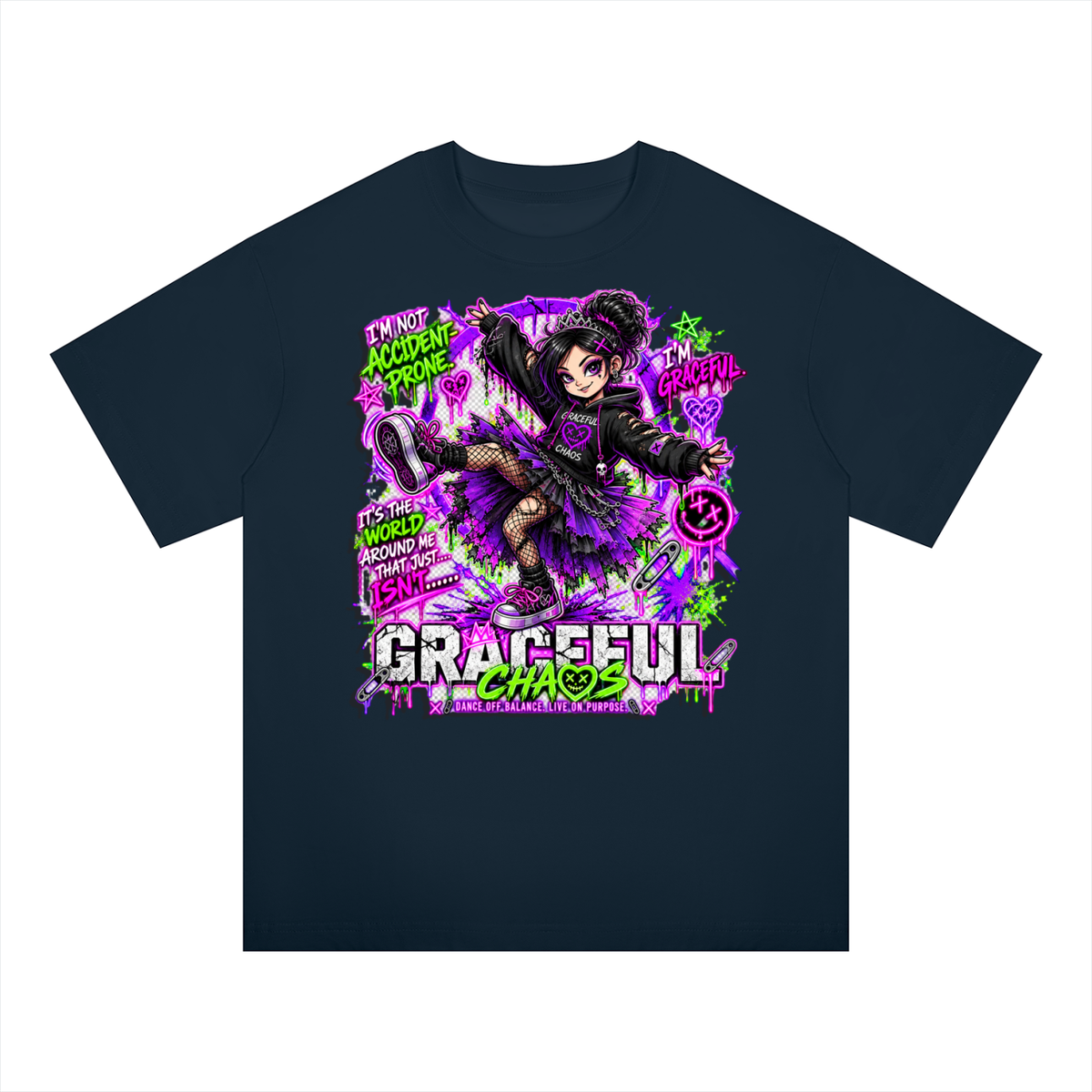 a t-shirt with a cartoon character on it