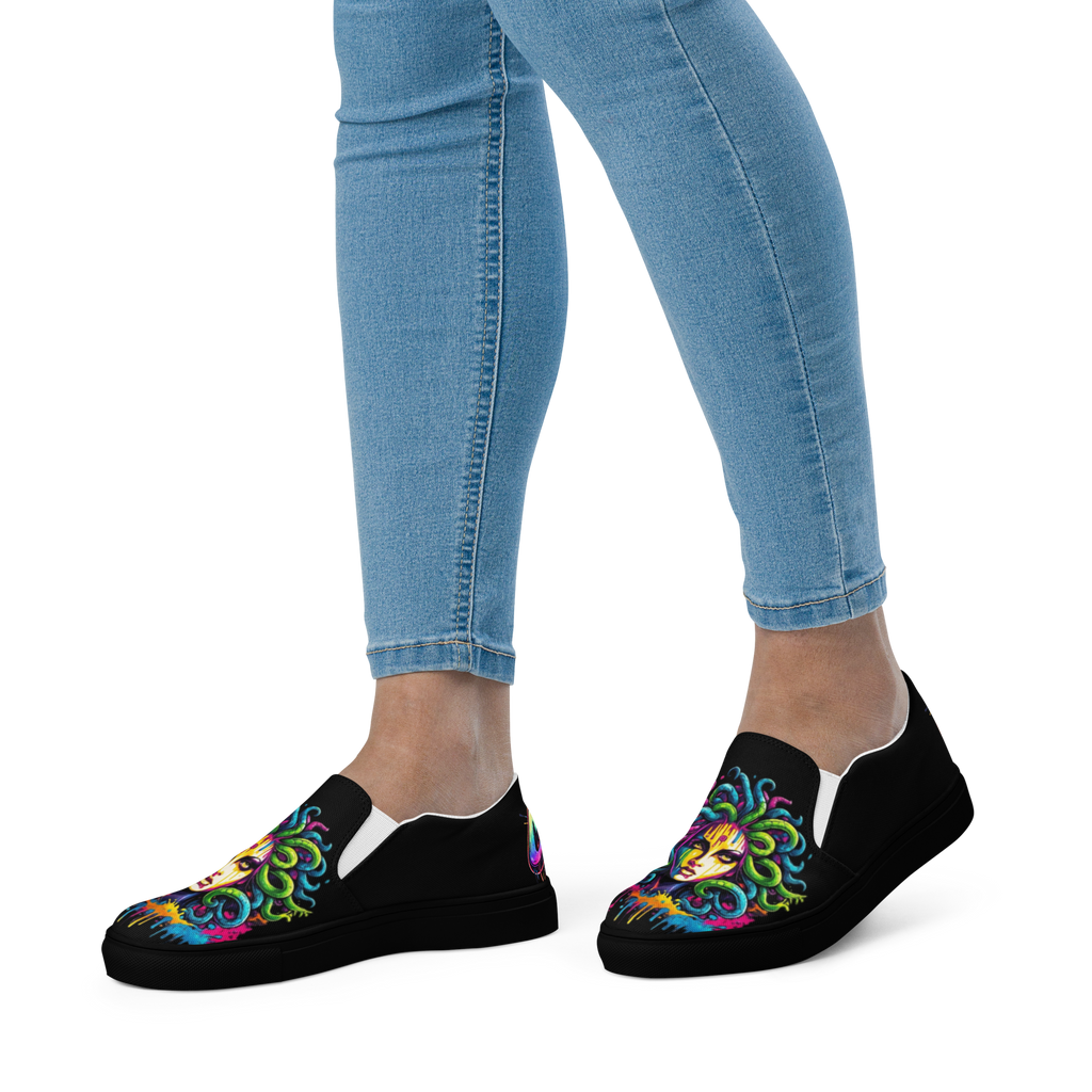 Medusa Slip on Streetwear Shoes Chaos Kitten Emporium