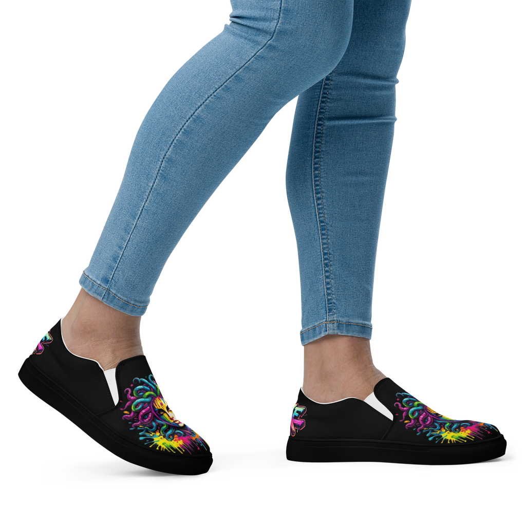 Medusa Slip on Streetwear Shoes Chaos Kitten Emporium